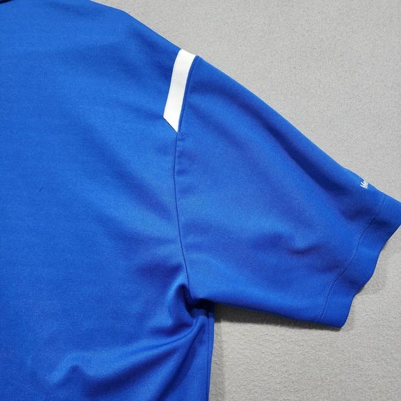 Nike Polo Shirt Mens XL Blue Solid NikeGolf Short Sleeve Athletic DRI-FIT - Picture 6 of 16